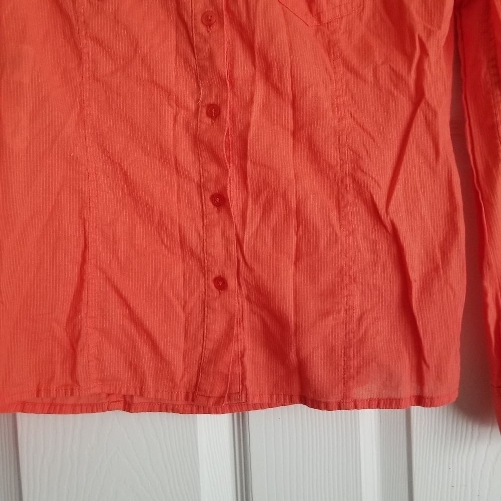 Jones New York Sport Women's Button Down Long Sleeve Shirt - Picture 3 of 14